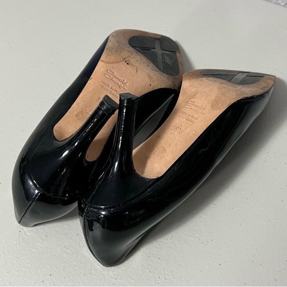 ARNOLD Churgin Handmade Ombre Leather Patent Pointed Toe Heels. Fits about 8.5 - Picture 6 of 6